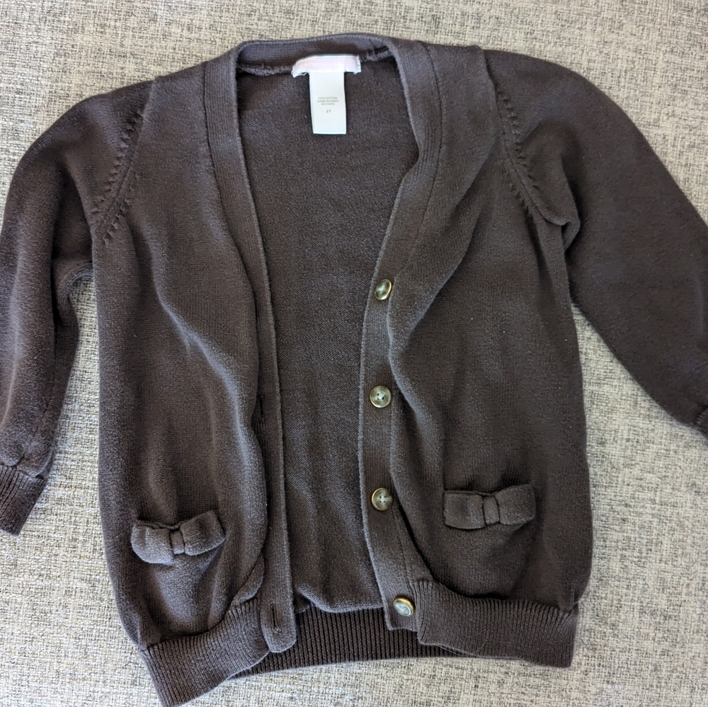 Janie and Jack Brown Cardigan